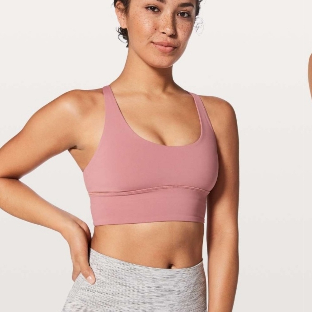 Lululemon Free To Be Moved Bra Quicksand / Porcelain Pink